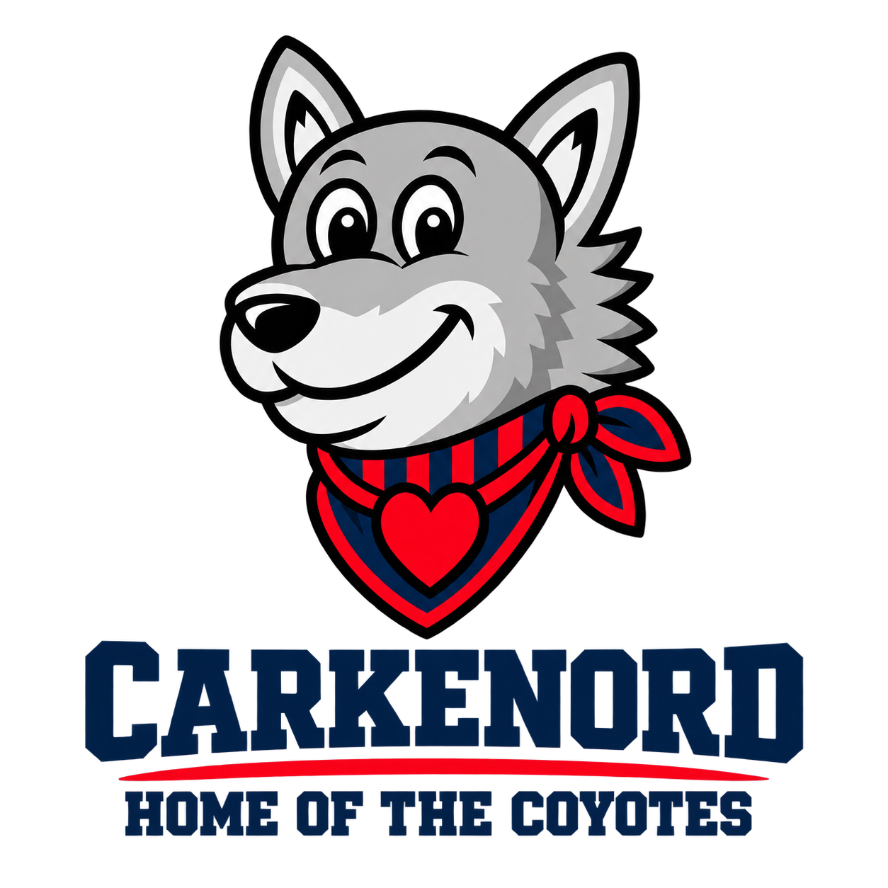 Coyote code Be Respectful Be REsponsible Be In Control. We are one pack. Carkenord Elementary